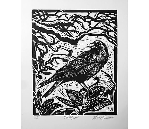 "Black Crow" Artist Proof - Kathy Anderson